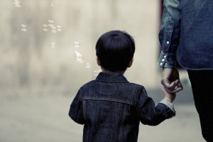 A child with his parent, children custody