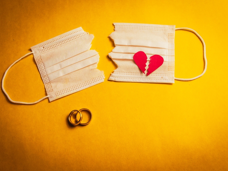 divorce in quarantine due to the 2019 coronavirus pandemic.