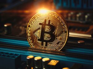 Cryptocurrency golden bitcoin coin