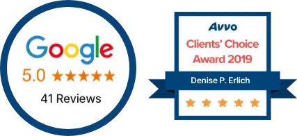 Google Star reviews and Avvo Star reviews badges